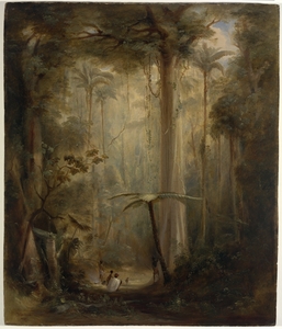 Brush Scene, Brisbane Water by Conrad Martens 1848. SLNSW
